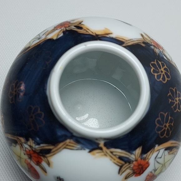 Satsuma Chinese Porcelain Enamel Vase Jar 3" - Picture 3 of 7